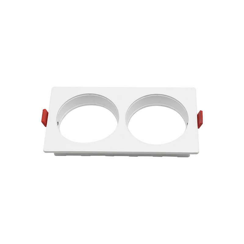 Aluminiumlegeringslampverlichtingsarmature ingebouwde lamptoebehoren voor GU10 MR16 LED-spotlights