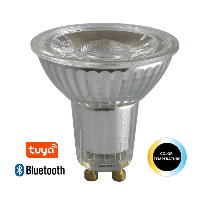 Teco WIFI Control Smart Low Watt Gu10 Lampen Tuya CCT Kleur 5W Ra80 Dimmable Lange levensduur