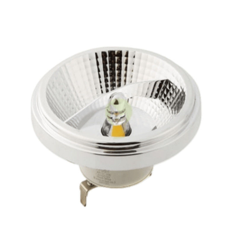 Op maat gemaakte 12W AR111 LED gloeilamp Warm White 3000K 24 Grade Beam Angle G53 Base