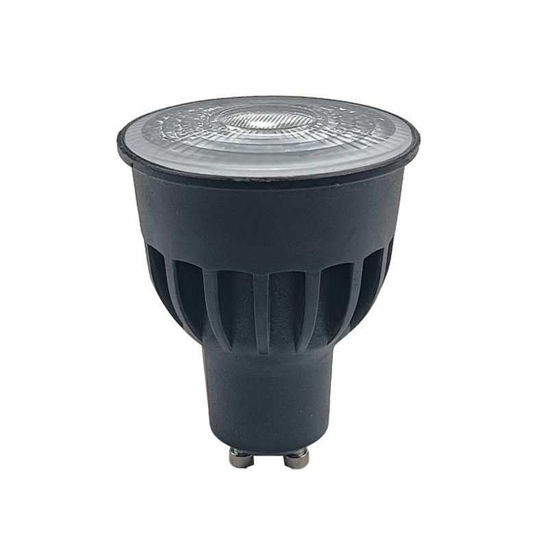 Niet-afstembare 8w GU10 LED-lampen Indoor Zwart GU10 Spotlight 24D Straalhoek 630 Lm