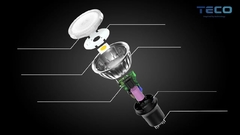 7.5W 3000K LED GU10 Verlichtingslampen Warm Wit 230V Zoombaar Ra98 Dimmabel