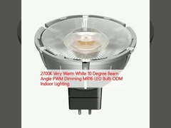 2700K Zeer warm wit 10 graden straalhoek PWM Dimming MR16 LED lamp ODM Indoor Lighting