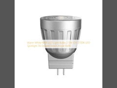 Warm witte MR8 LED-lampen 2,5W 12V 2700K LED-spotlight 36 graden straalhoek Ra90